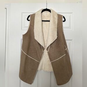 Esmara Women’s Faux Suede Shearling Vest